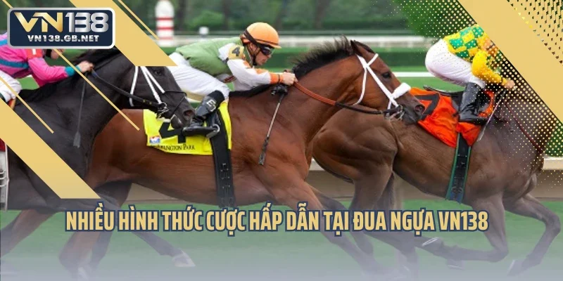Nhiều hình thức cược hấp dẫn tại đua ngựa VN138